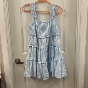 Powder blue dress worn handful of times